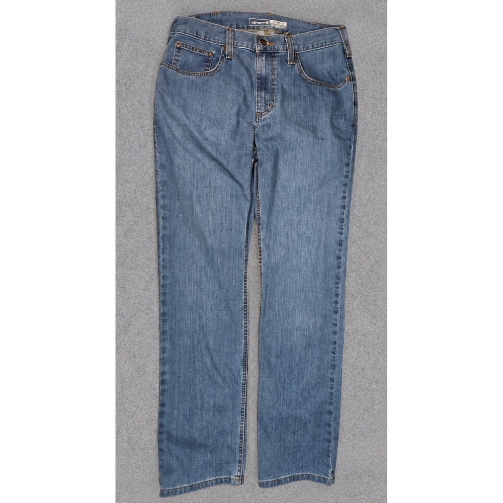 Carhartt Men's Relaxed Fit Denim Jeans Straight Leg Workwear - 32x32